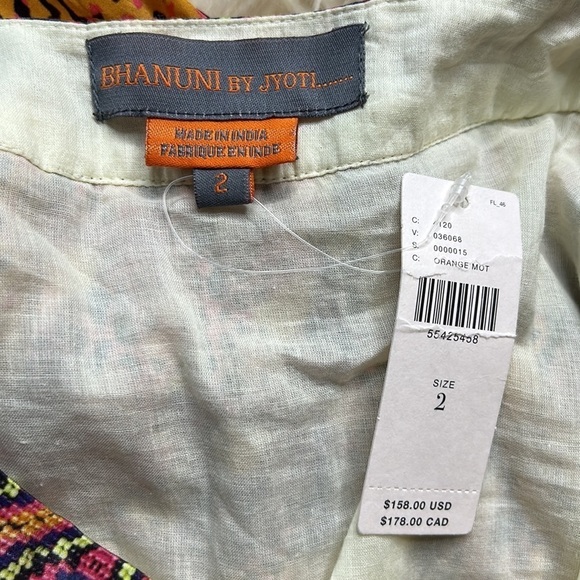 BHANUNI BY JYOTI X ANTHROPOLOGIE Patchwork Bohemian Maxi Skirt Size 2 women’s - Picture 7 of 8